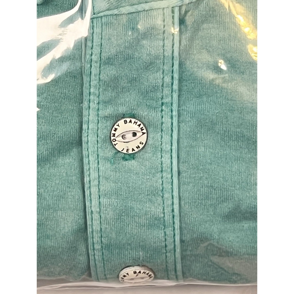 Tommy Bahama Polo Shirt XL Mens Tencel Cotton Blend Green‎